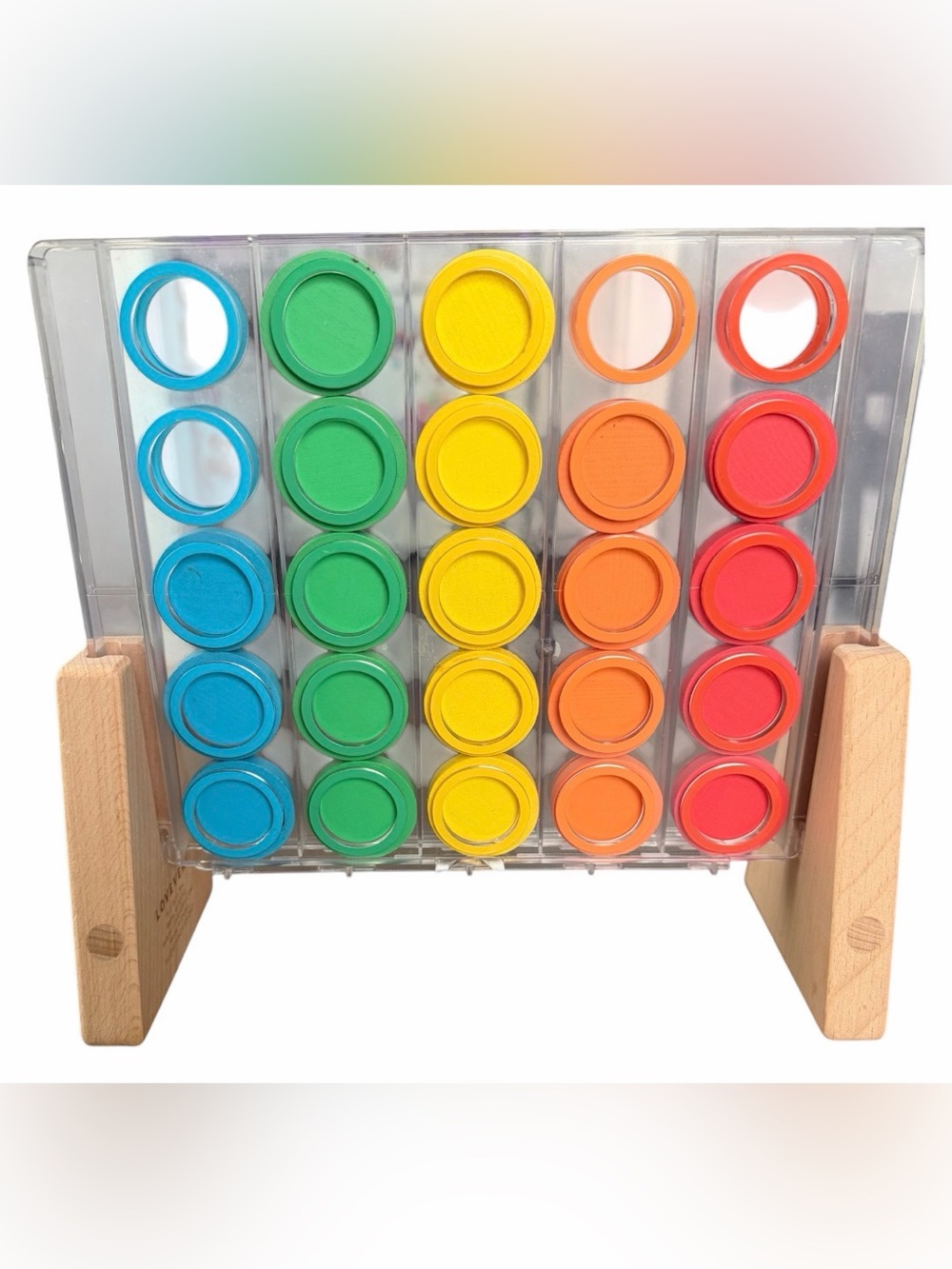 Lovevery Drop and Match Dot Catcher Wooden Montessori Toy Set Missing 4 Dots